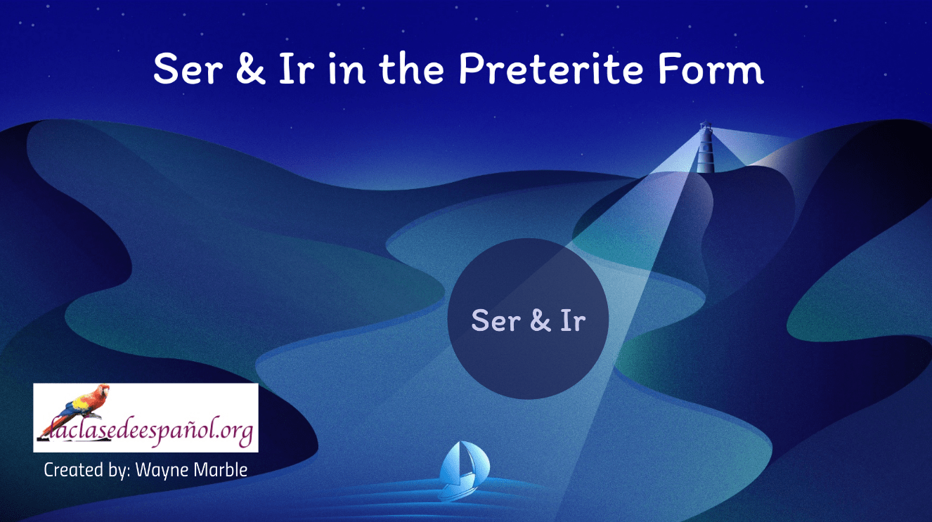 6.1 The Preterite forms of Ser & Ir
